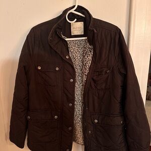 Altar'd State Quilted Jacket with Sherpa Lining